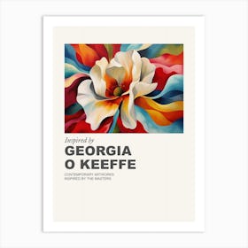 Museum Poster Inspired By Georgia O Keeffe 1 Art Print