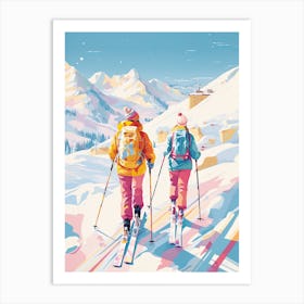 Are In Sweden, Ski Resort Illustration 3 Art Print