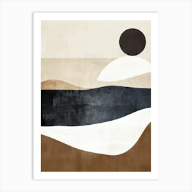 Gentle Stillness Minimalist Style Art Print