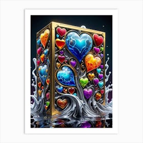 Heart Box Art Print