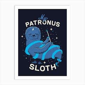 Sloth Patronus Art Print