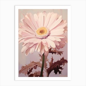 Floral Illustration Daisy 1 Art Print
