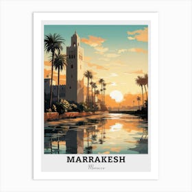 Marrakech Morocco Travel Art Print