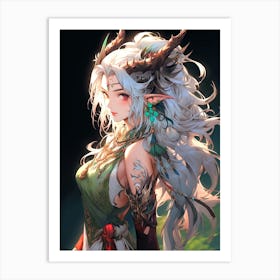 Elven Girl Art Print