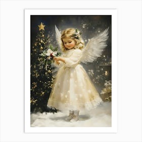 Angel Of Christmas Art Print