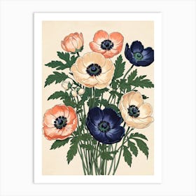 Anemones Art Print