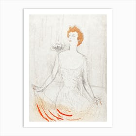 Emma Calvé (1898), Henri de Toulouse-Lautrec Art Print