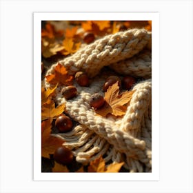 Autumn Leaves 12 Art Print