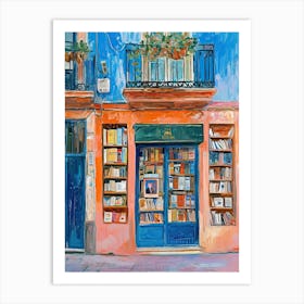 Valencia Book Nook Bookshop 4 Art Print