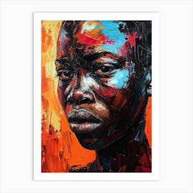 Face of Africa Art Print