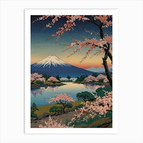 Mt Fuji Art Print