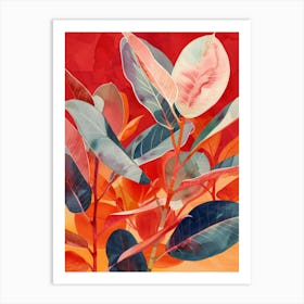 Tropical Leaves 141 Art Print