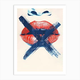 Sexy Lips Art Print