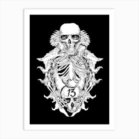 Skeleton Art Print