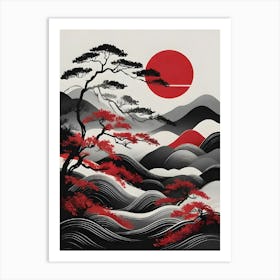 Asian Landscape 12 Art Print