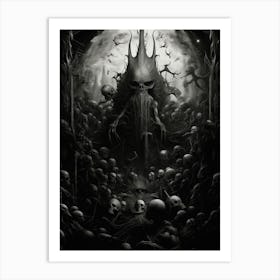 Lord Of The Dead 1 Art Print