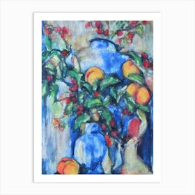 Peach Classic Fruit Art Print