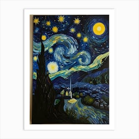 Starry Night 38 Art Print