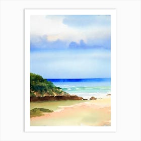 Umina Beach, Australia Watercolour Art Print
