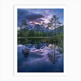 Reflections In A Lake Art Print