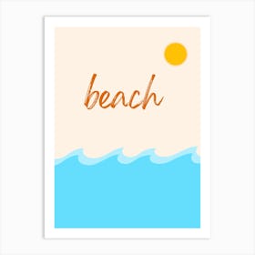 Beach Art Print