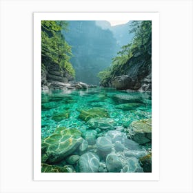 Yangtze River, China 1 Art Print