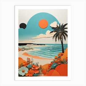 Day At The Beach Art Print