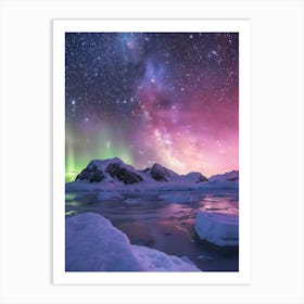 Arctic Night Sky 1 Art Print