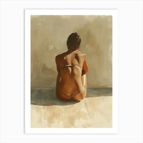 Back Of A Woman Art Print