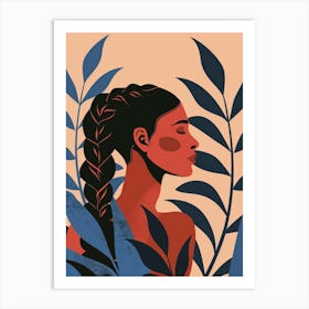 Portrait Of A Woman 220 Art Print