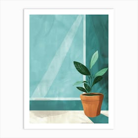 Plant In A Pot 29 Art Print