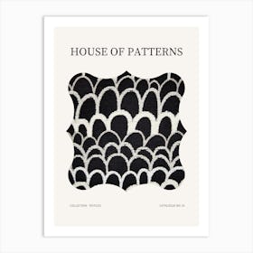 Textile Pattern Poster 26 Art Print