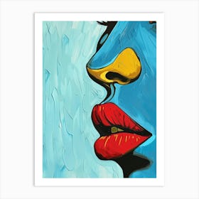 Portrait Of A Woman 615 Art Print