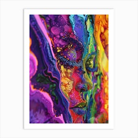 Psychedelic Painting Art Print