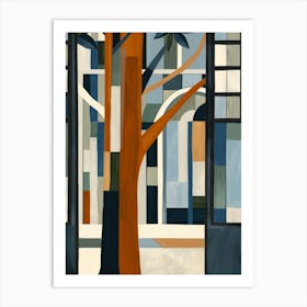 Tree In The Window 1 Art Print