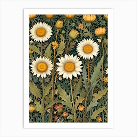 William Morris Daisies In The Meadow Art Print