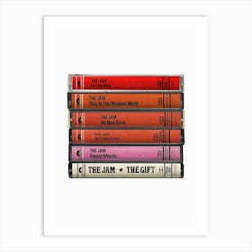 The Jam - Albums - Cassette Print Art Print