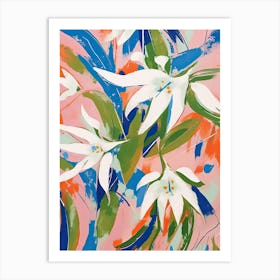 White Lilies Art Print