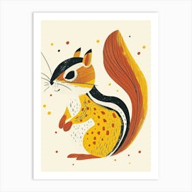 Yellow Chipmunk 1 Art Print