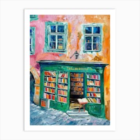 Salzburg Book Nook Bookshop 4 Art Print