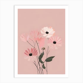 Pink Flowers Art Print