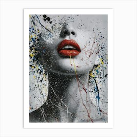 Splatter Painting Art Print