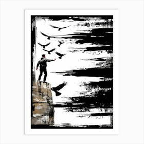 Crows 5 Art Print