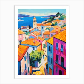 Pula Croatia 3 Fauvist Painting Art Print