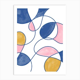 Abstract Circles 7 Art Print