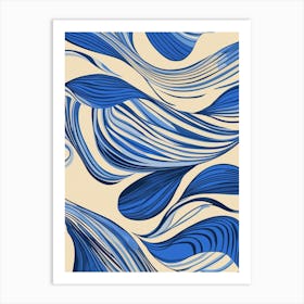 Abstract Wave Pattern Art Print