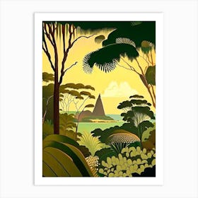 Nosy Be Madagascar Rousseau Inspired Tropical Destination Art Print