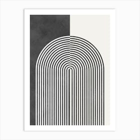 Lines and circles 10 1 Art Print