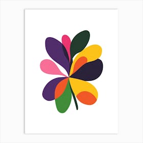 Rainbow Flower Art Print