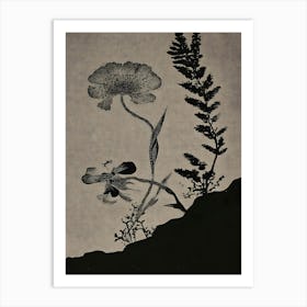 Asian Flowers Art Print